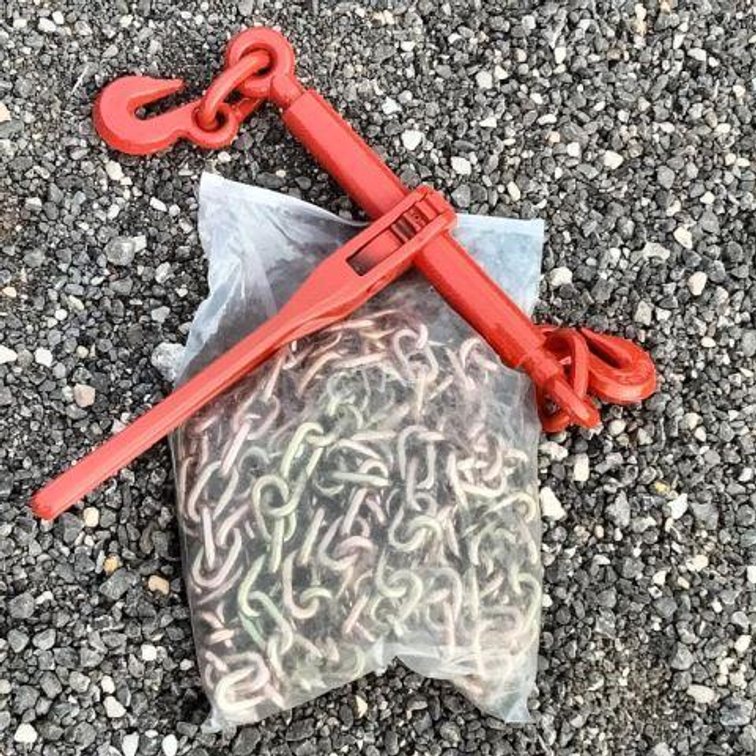 Ratchet Load Binder with Zinc Plated Chain