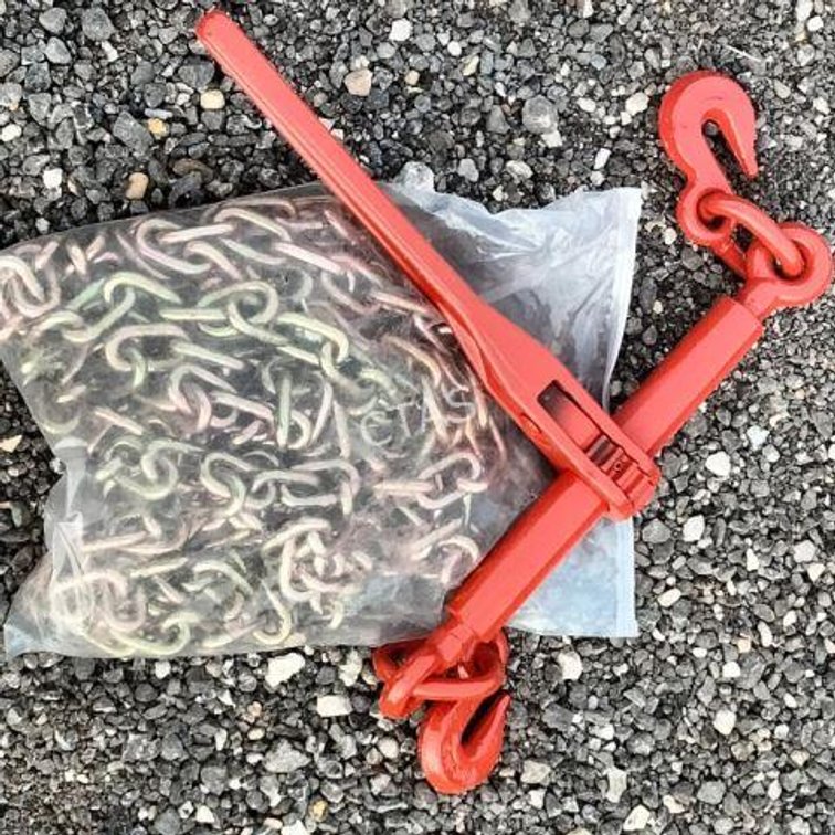 Ratchet Load Binder with Zinc Plated Chain