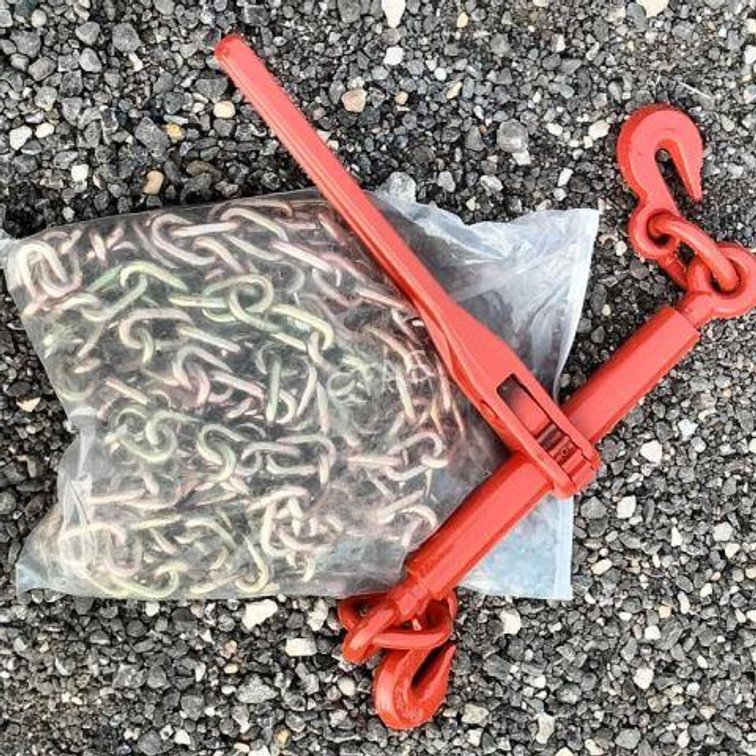 Ratchet Load Binder with Zinc Plated Chain