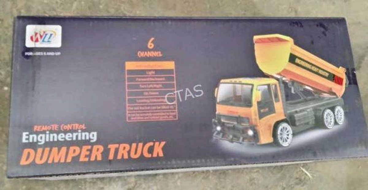 Remote Control Engineering Dumper Truck Toy