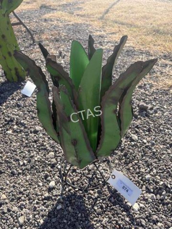 Metal Art Aloe Plant