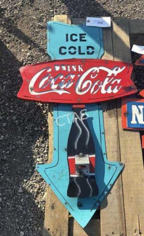 Metal Art Coca-Cola Sign