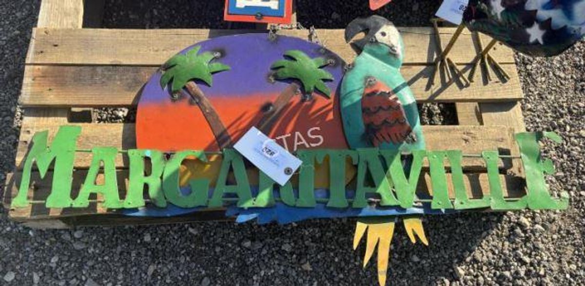 Metal Art Margaritaville Sign