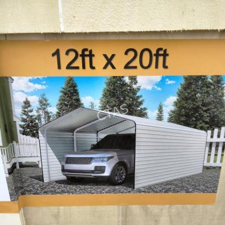 Carport w/Side Walls - 12' x 20'