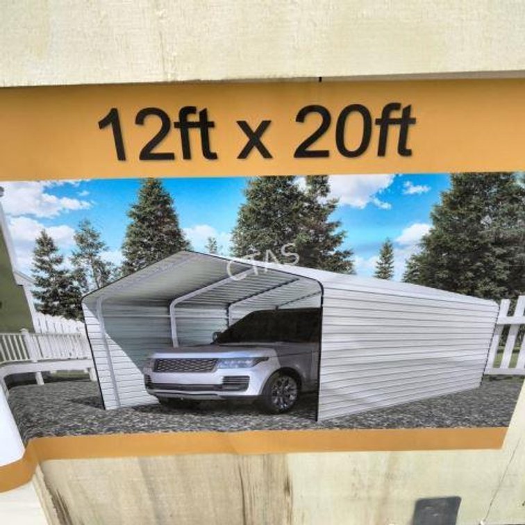 Carport w/Side Walls - 12' x 20'