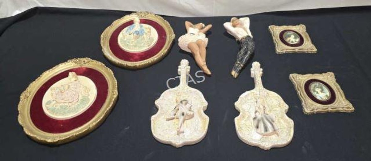 Alexander Backer Co. (ABCO) Figural Wall Hangings,