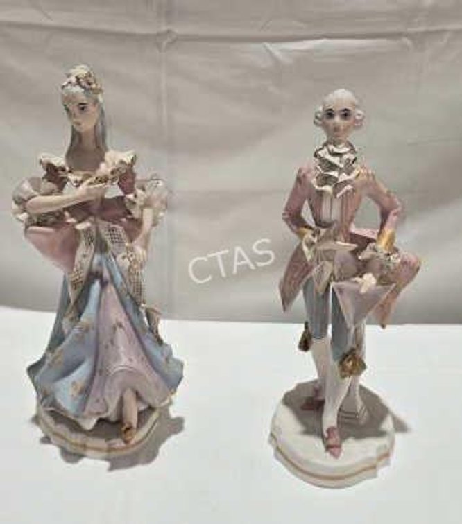 Victorian Figurines Made in Italy