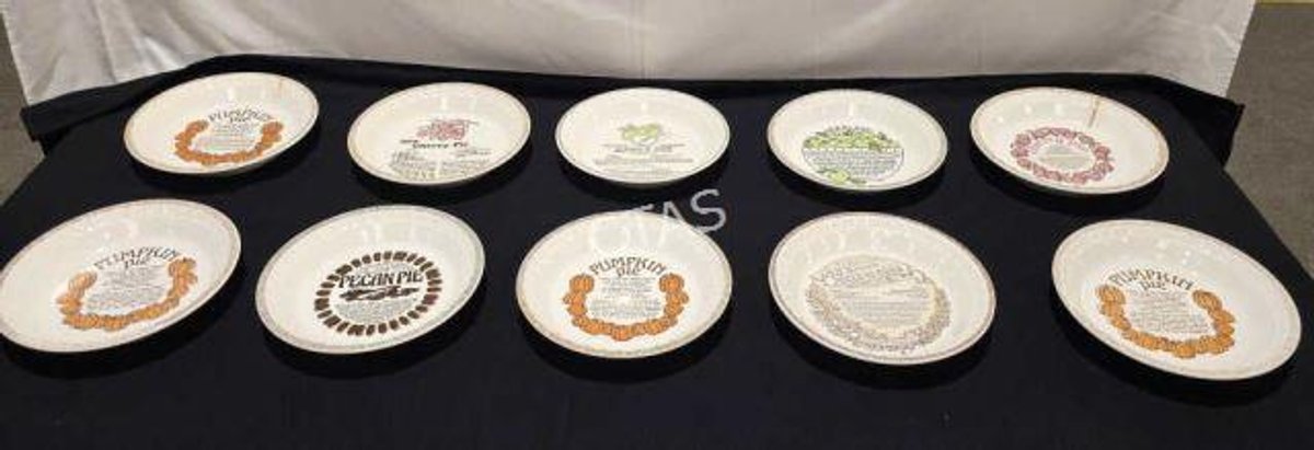 Ceramic Deep Dish Recipe Pie Plates