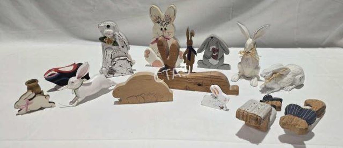 Wood & Resin Rabbit Collection & Puzzles