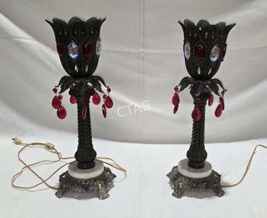 Hollywood Regency Style Lamps