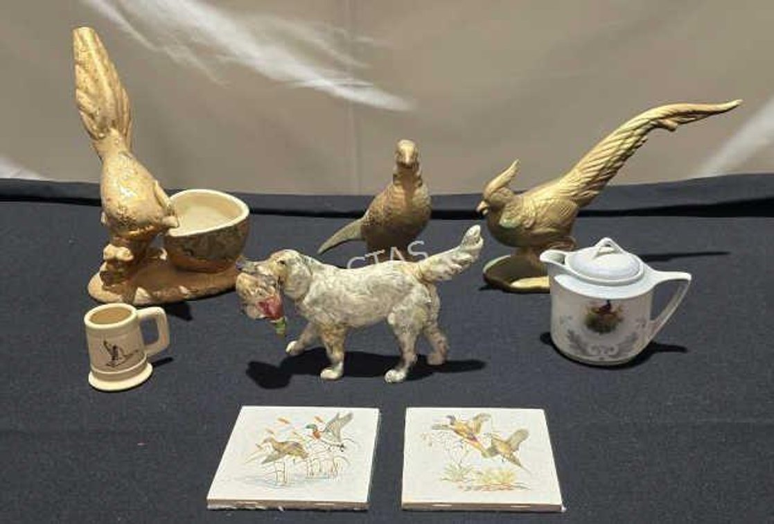 Pheasant & Fowl Vintage Decor