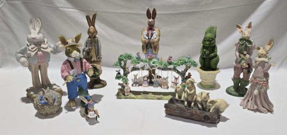 Rabbit, Bunny, Hare Decor & Figurines