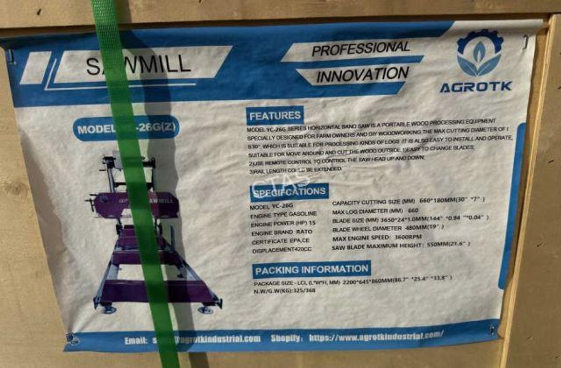 Portable Sawmill YC-26G