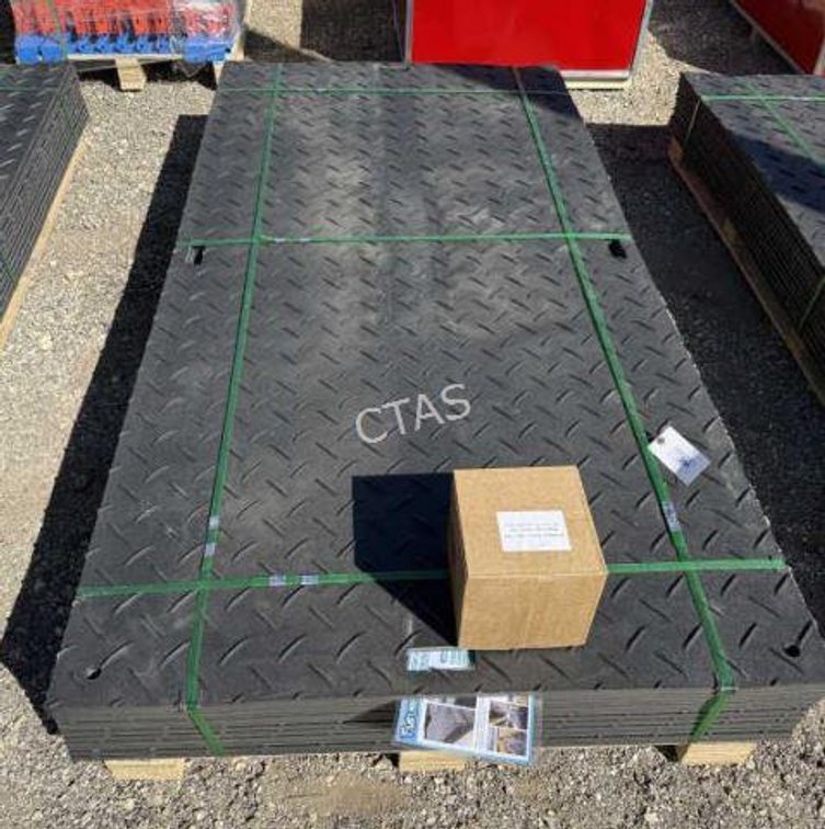 (12) Ground Protection Mats - 47"L x 94.5"W 0.5"H