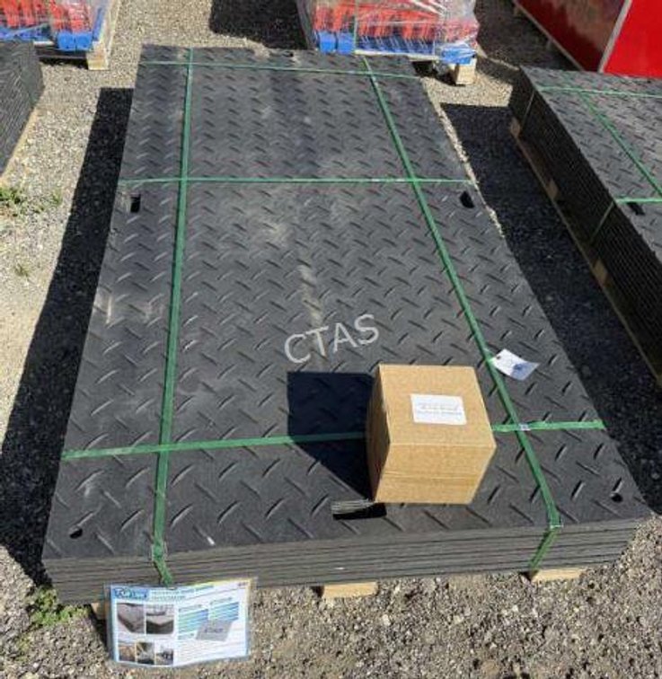 (12) Ground Protection Mats - 47"L x 94.5"W 0.5"H