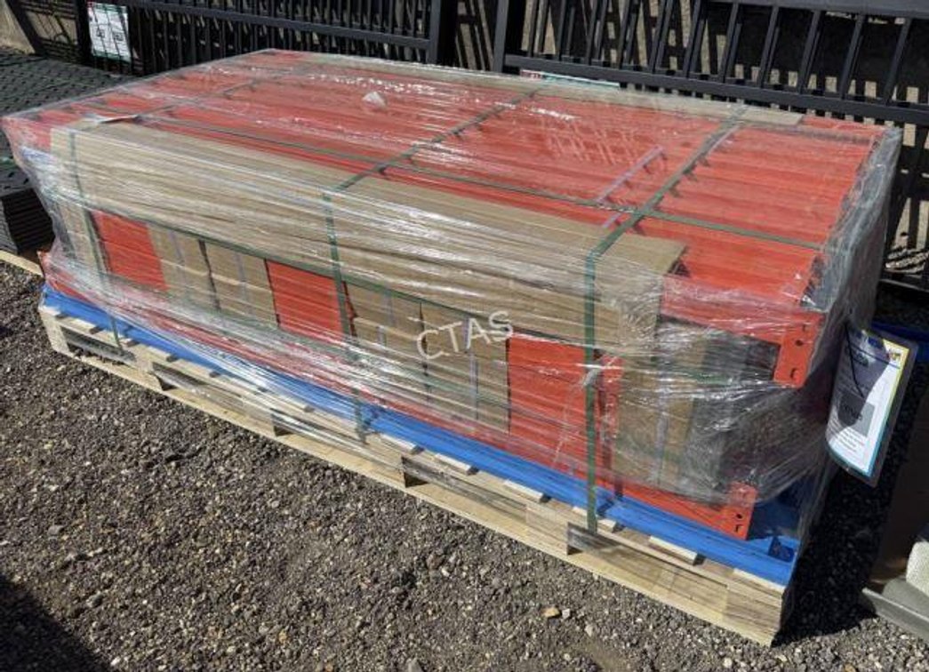 (6) 40' Heavy Duty Pallet Racking/ Storage Shelves