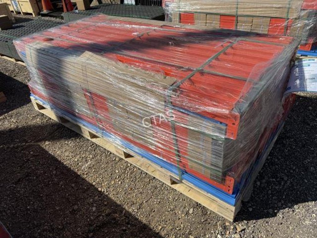 (6) 40' Heavy Duty Pallet Racking/ Storage Shelves