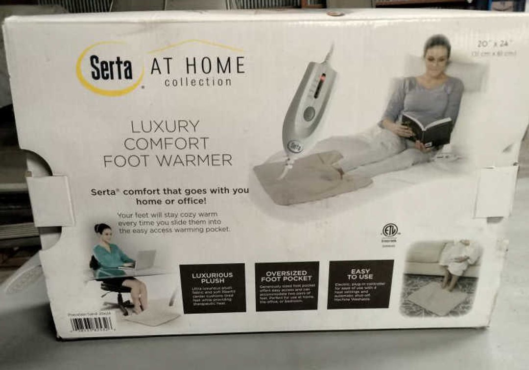 Serta Luxury Comfort Foot Warmer 20" x 24"