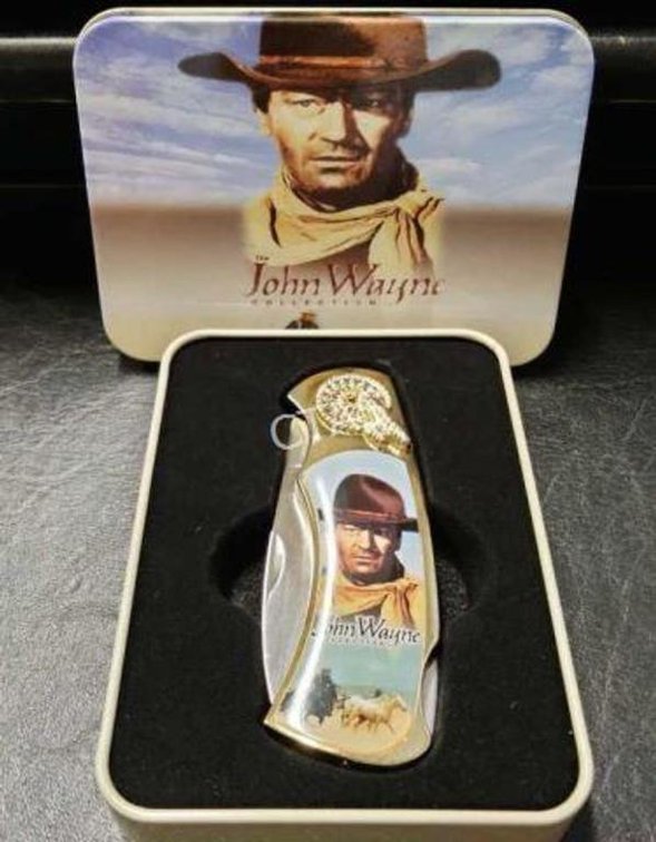 John Wayne Movie Collectibles Pocket Knife