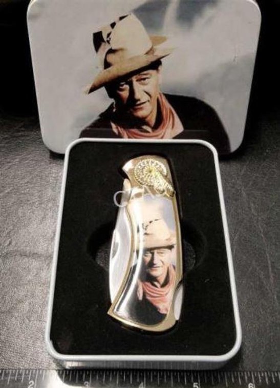 John Wayne Movie Collectibles Pocket Knife