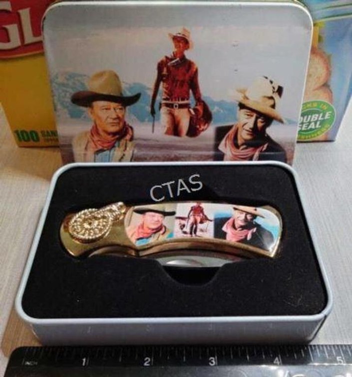 John Wayne Movie Collectibles Pocket Knife