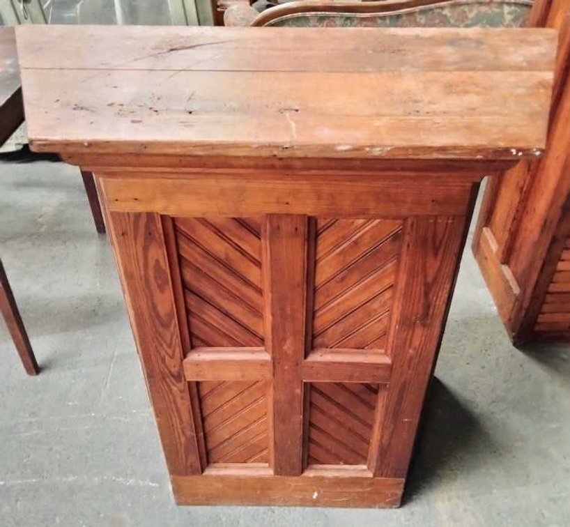 Vintage Wooden Pedestal