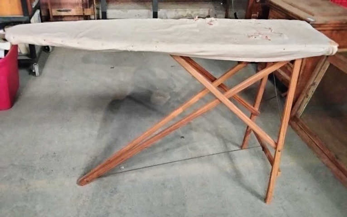 Vintage Folding Wooden Ironing Board