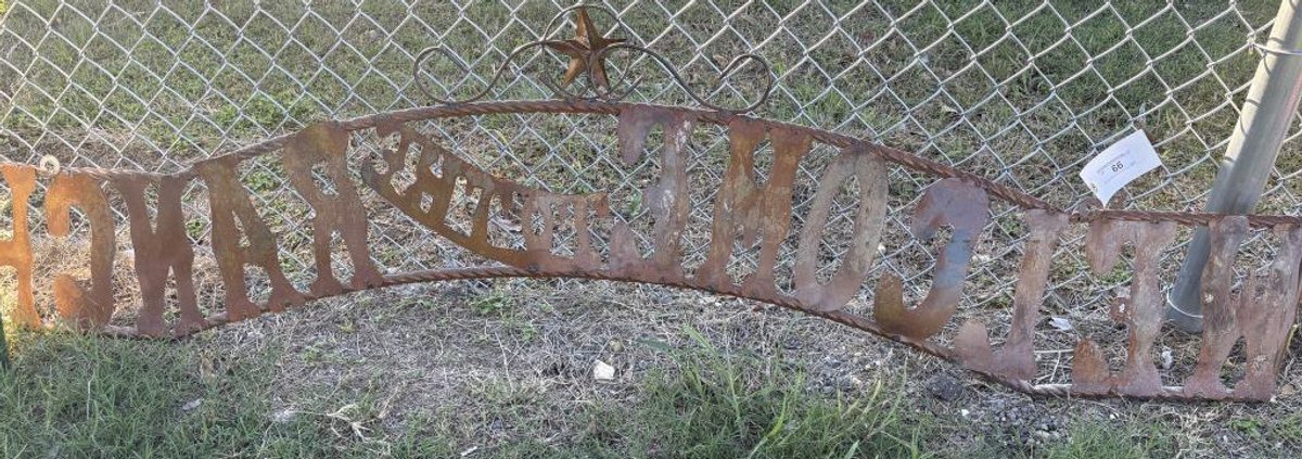 Metal Art- Welcome to the Ranch Sign