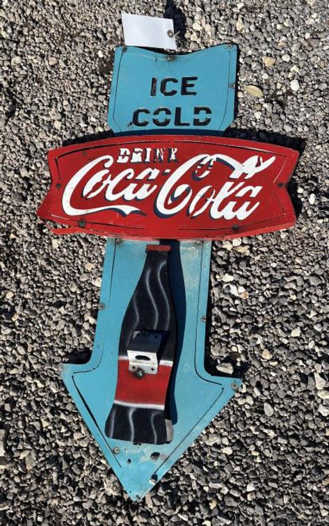 Metal Art- Coca Cola Sign/ Bottle Opener