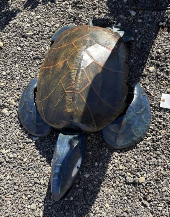 Metal Art- Large Turtle