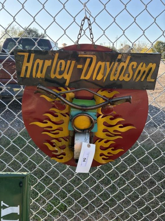 Metal Art- Harley Davidson Wall Sign