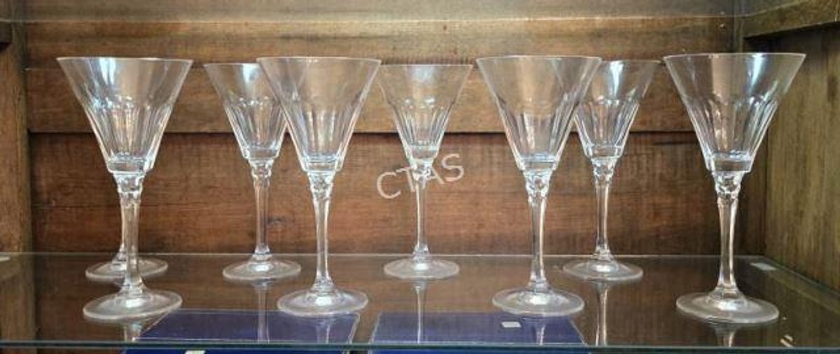(8) Towle Full Lead Crystal Reflections Goblets
