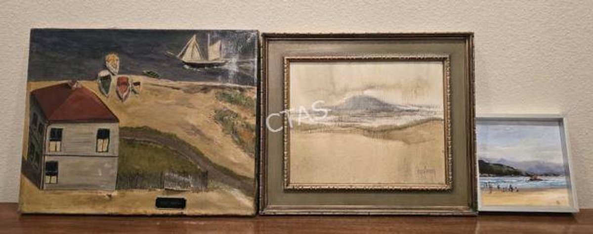 Vintage Beach Art