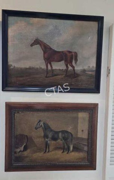 Antique Horse Equestrian Art