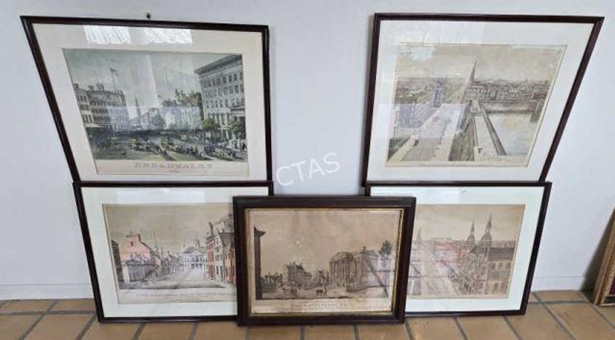 Antique New York Lithographs