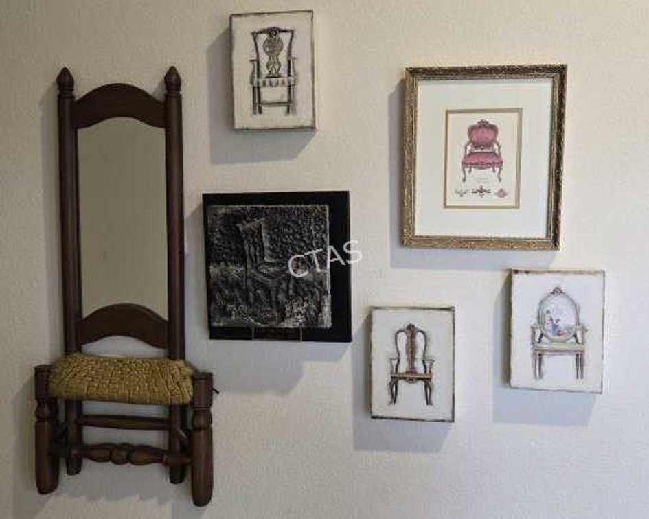 "The Empty Chair" by Aaron Gist w/ Other Chair Art