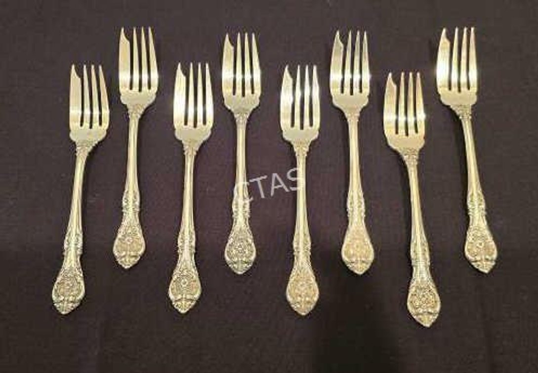 (8) Gorham King Edward 1936, Sterling 6-1/4" Salad