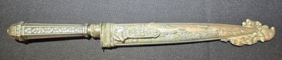 Argentinean Gaucho Knife w/ Ranching Cowboy Motif