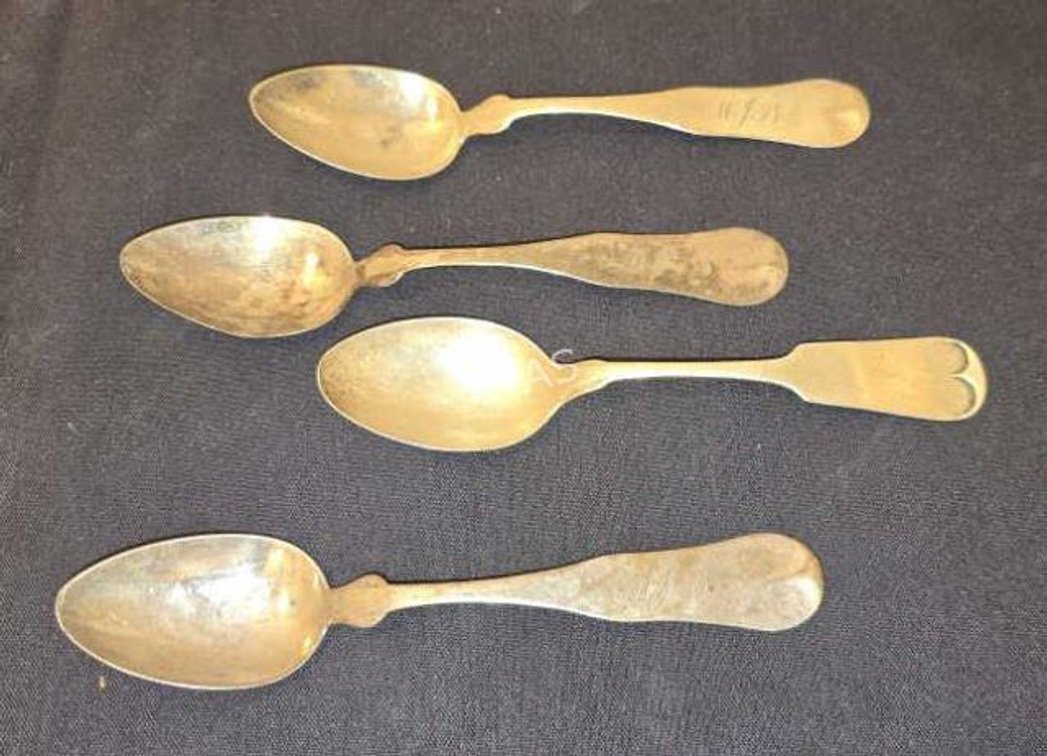 (4) Coin Silver Spoons