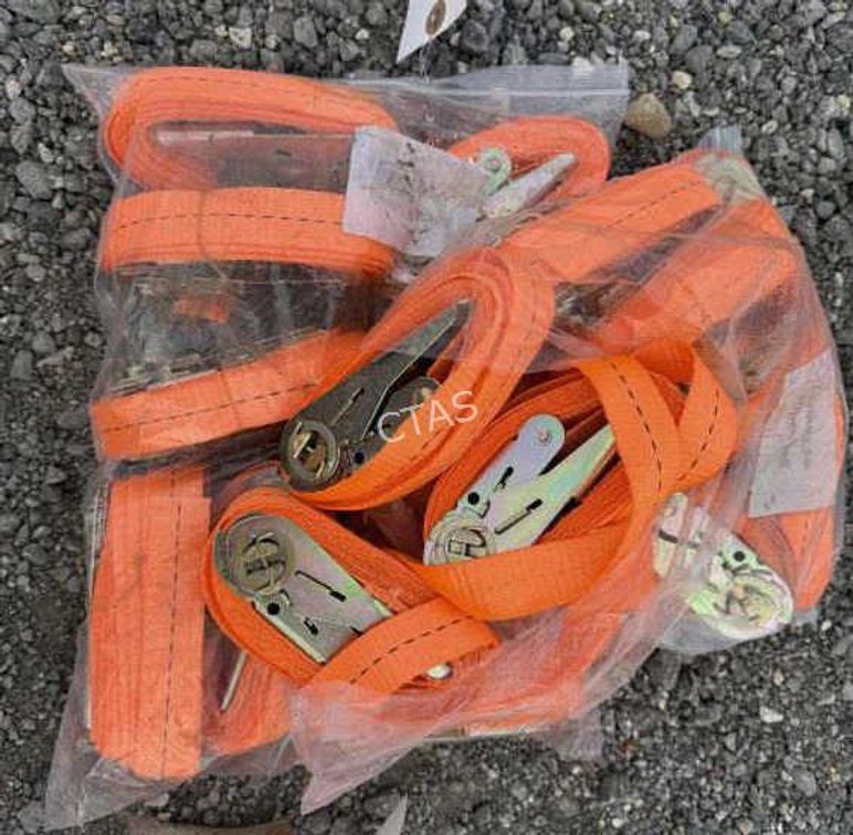 (20) Ratchet Straps - 2.5cm x 3.5m