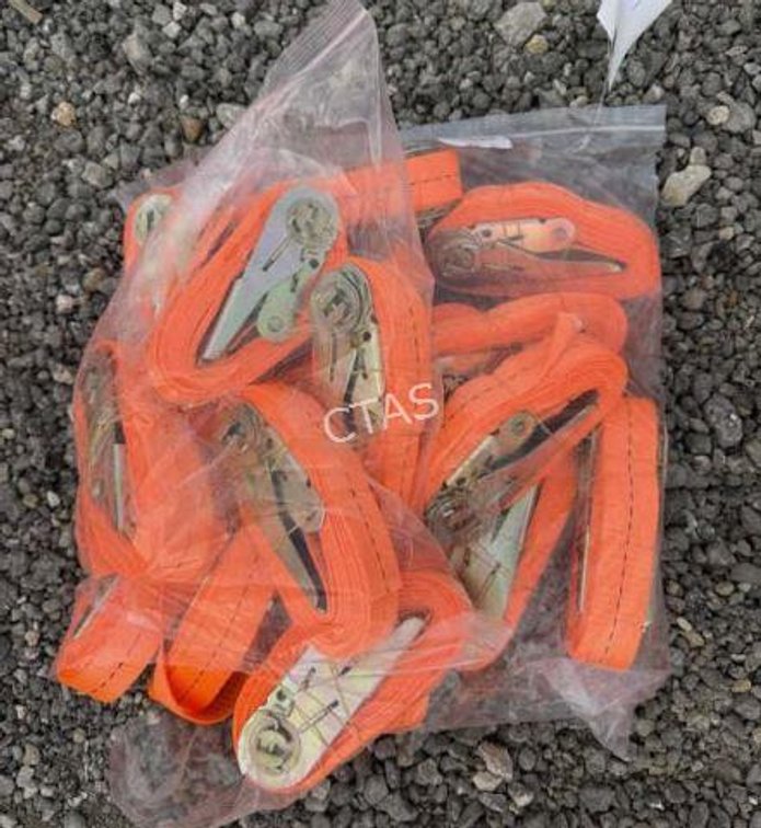 (20) Ratchet Straps - 2.5cm x 3.5m