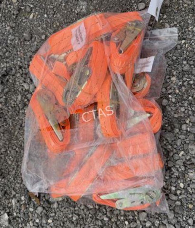 (20) Ratchet Straps - 2.5cm x 1.5m