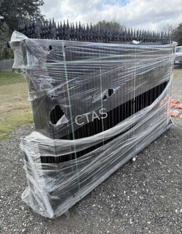 Wrought Iron Fence - 8 Panels