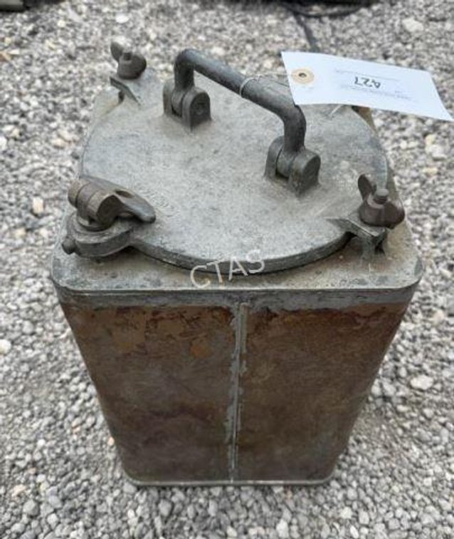 Metal Antique Hide-Away Container