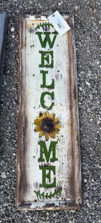 Metal Art - Welcome Sign