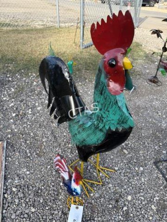 Metal Art - Small & Medium Rooster