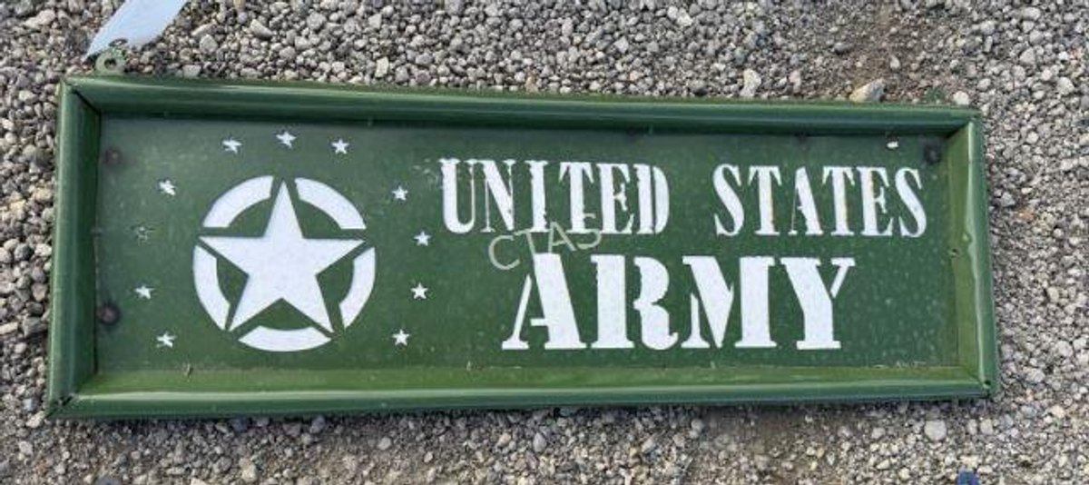 Metal Art - United States Army Sign