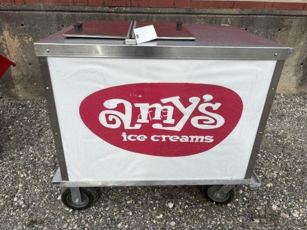 Rolling Branded Ice Cream Cart