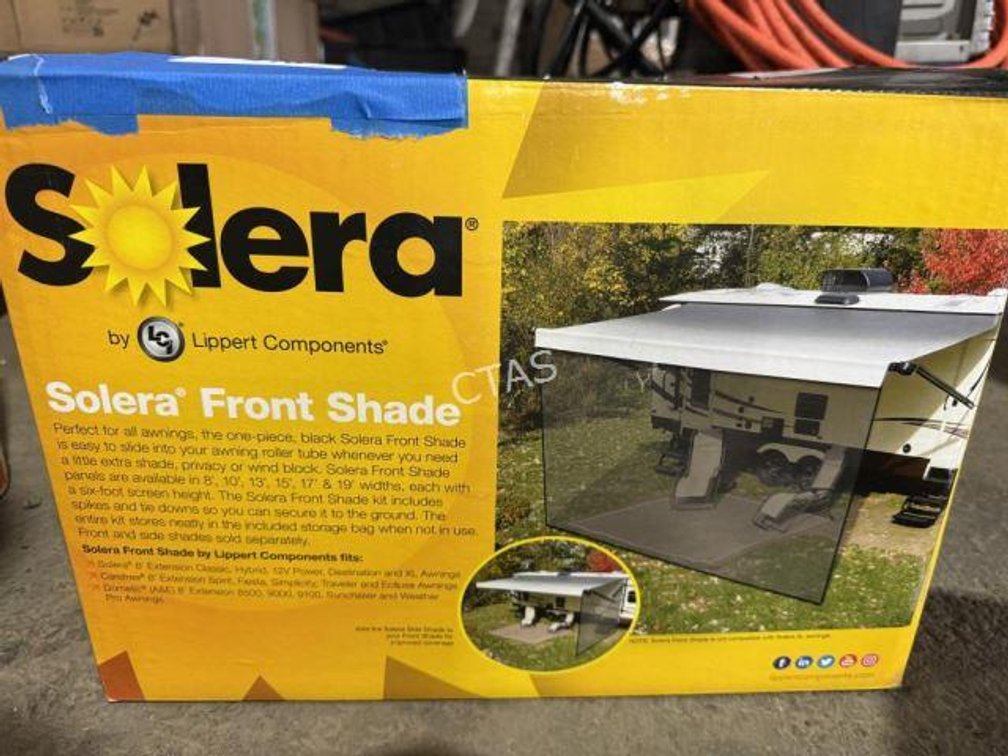 Solera Front Panel Awning Shade - NIB