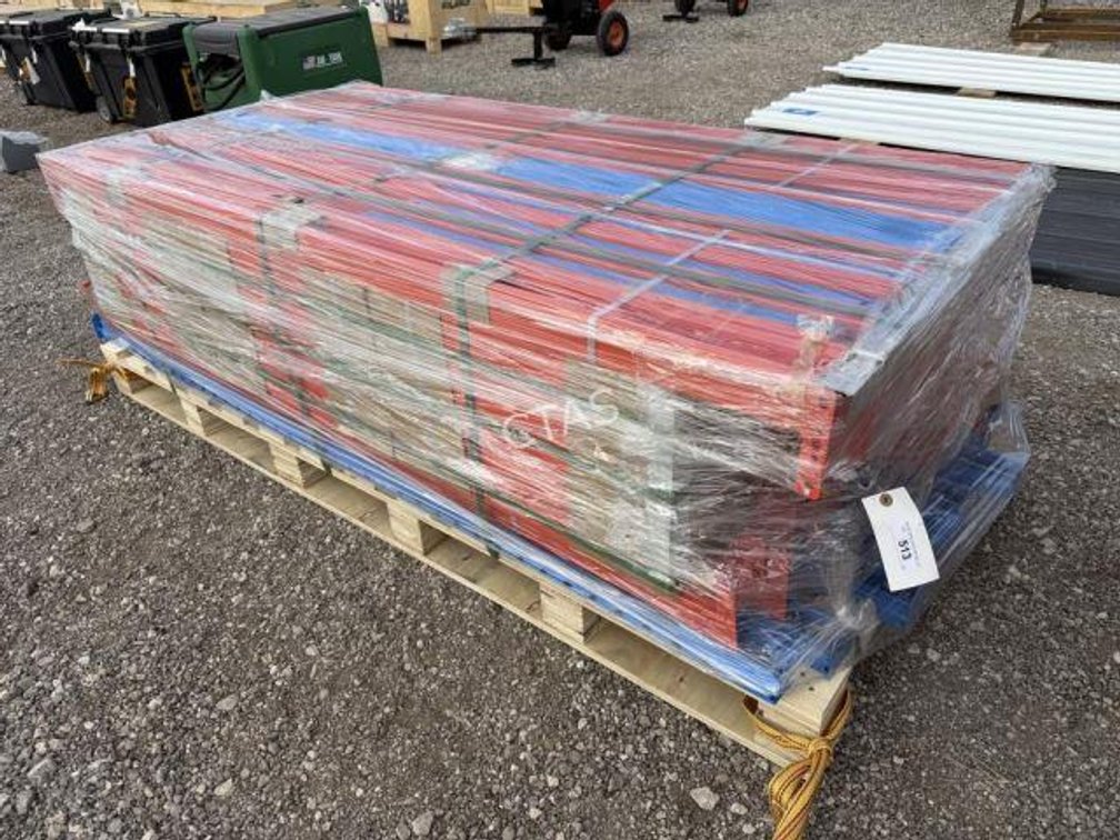 40' 6-Section Heavy Duty Metal Storage Shelves